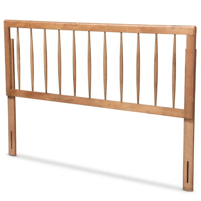 Tête de lit en bois de frêne-noyer au fini contemporain Valin