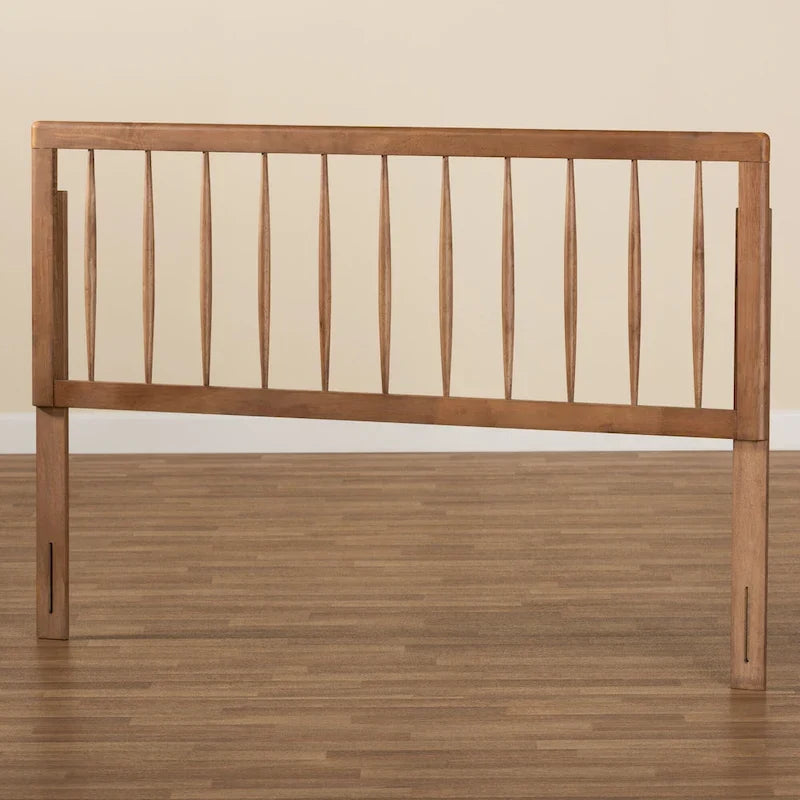Tête de lit en bois de frêne-noyer au fini contemporain Valin