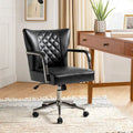 Chaise de bureau pivotante Felice à hauteur réglable et capitonnage en losanges par HULALA HOME