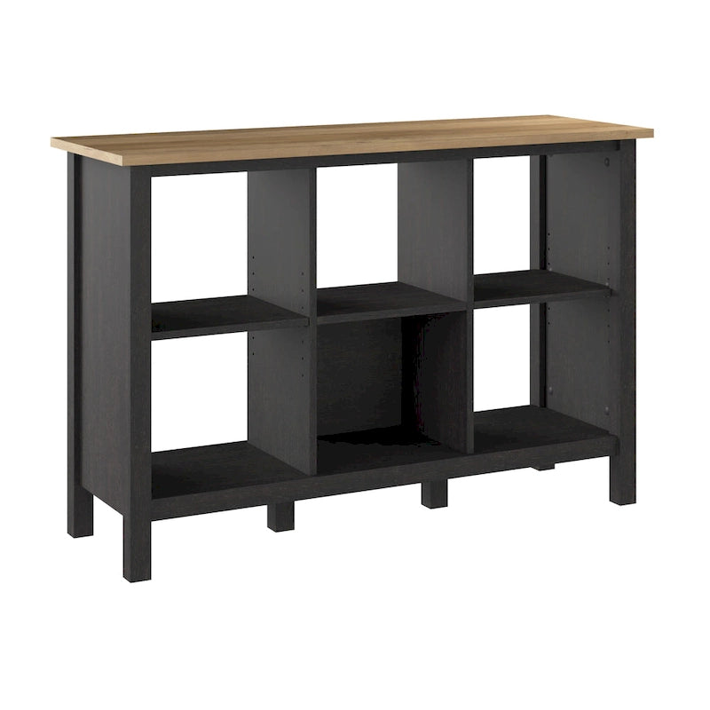 Bibliothèque-organiseur et meuble de rangement 6 cases Mayfield de Bush Furniture