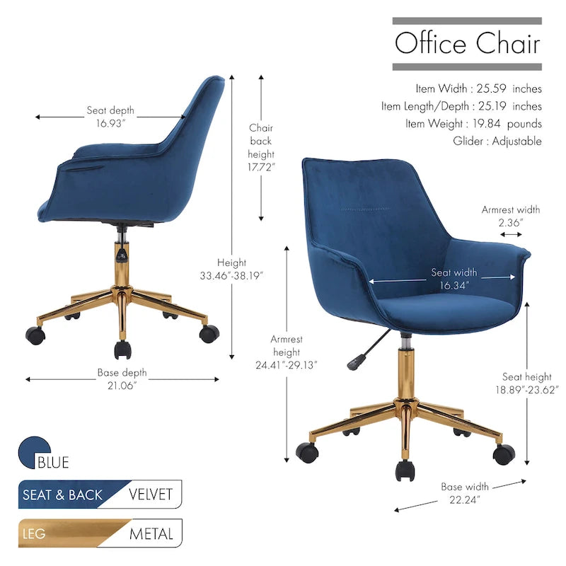 Fauteuil de bureau Porthos Qualité supérieure, Fauteuils de bureau design
