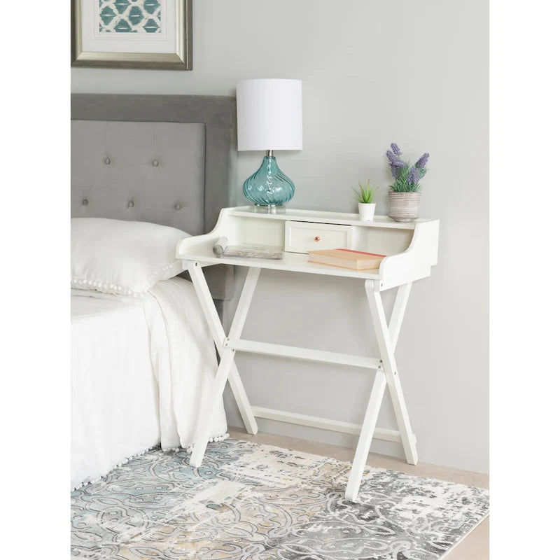 Bureau pliant en bois massif Clover