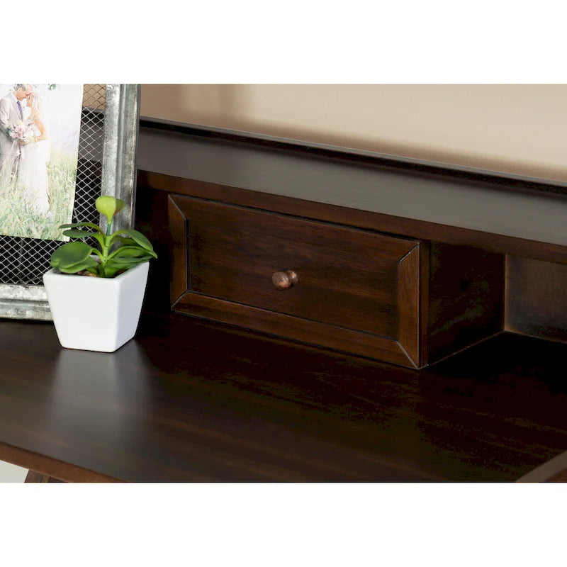 Bureau pliant en bois massif Clover