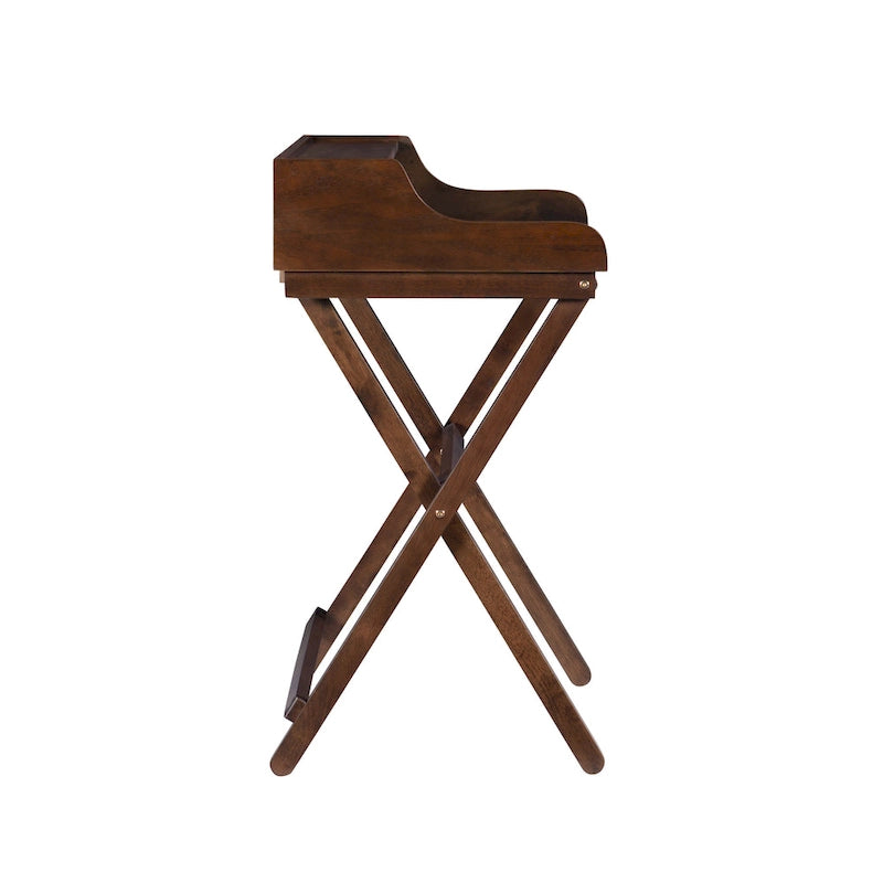 Bureau pliant en bois massif Clover