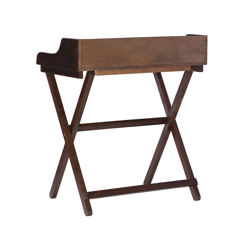 Bureau pliant en bois massif Clover