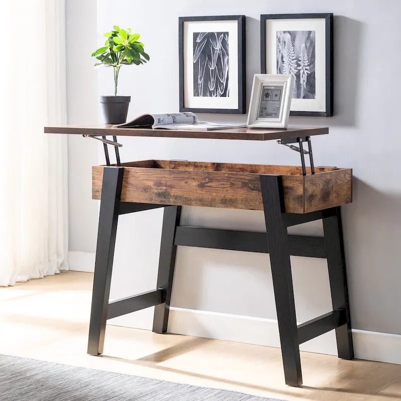 Bureau debout à plateau relevable Furniture of America Gino moderne 36 pouces