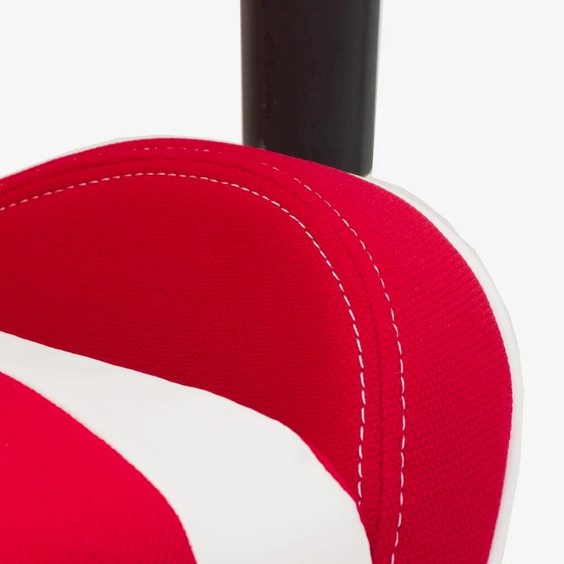 Chaise de jeu ergonomique à dossier haut Porch & Den Banton en cuir reconstitué, tissu et maille