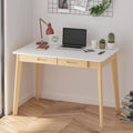 Bureau classique de 39,4 po de large, bureau d'écriture avec tiroirs