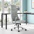 Fauteuil de bureau à dossier haut avec tissu antimicrobien