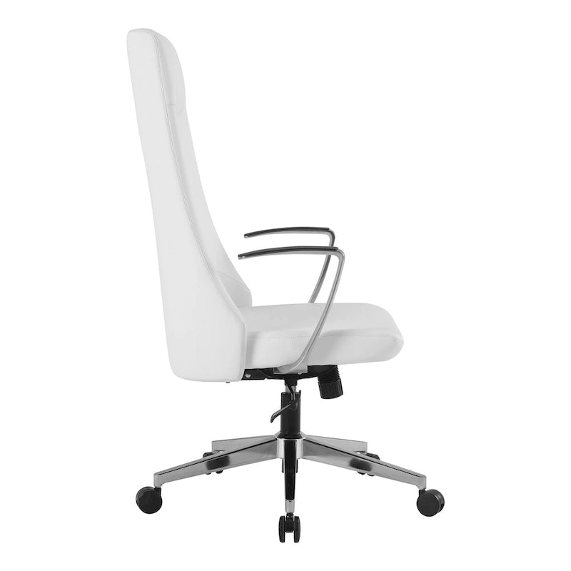 Fauteuil de bureau à dossier haut avec tissu antimicrobien