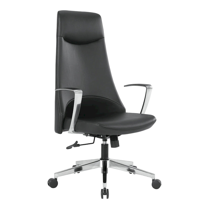 Fauteuil de bureau à dossier haut avec tissu antimicrobien