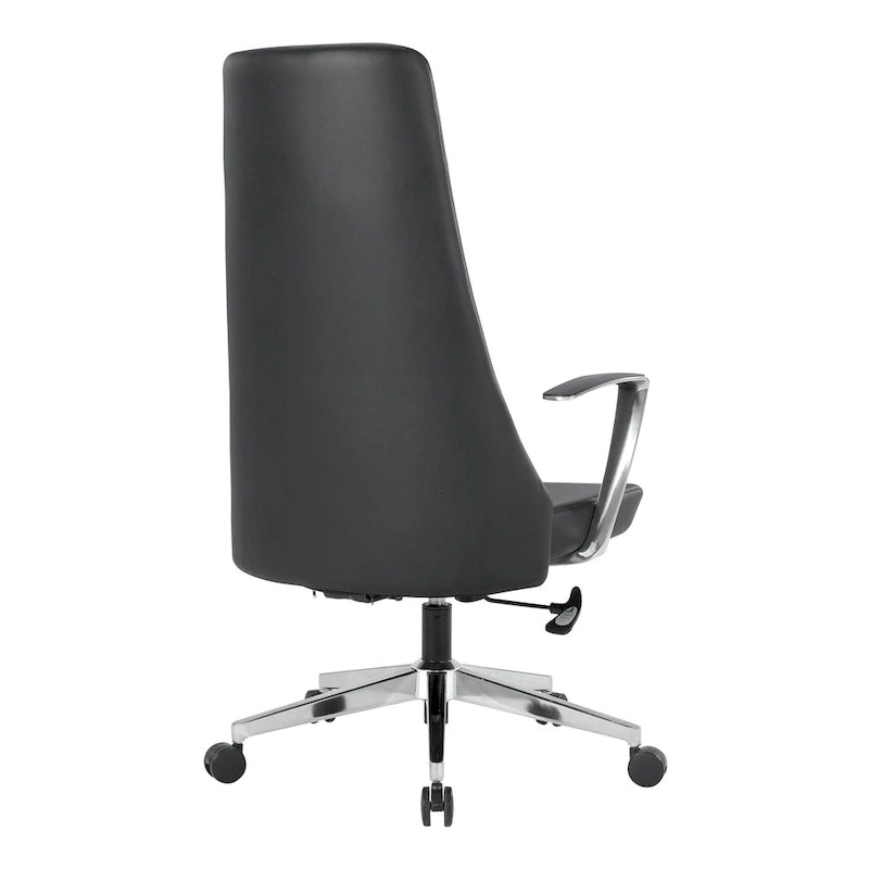 Fauteuil de bureau à dossier haut avec tissu antimicrobien
