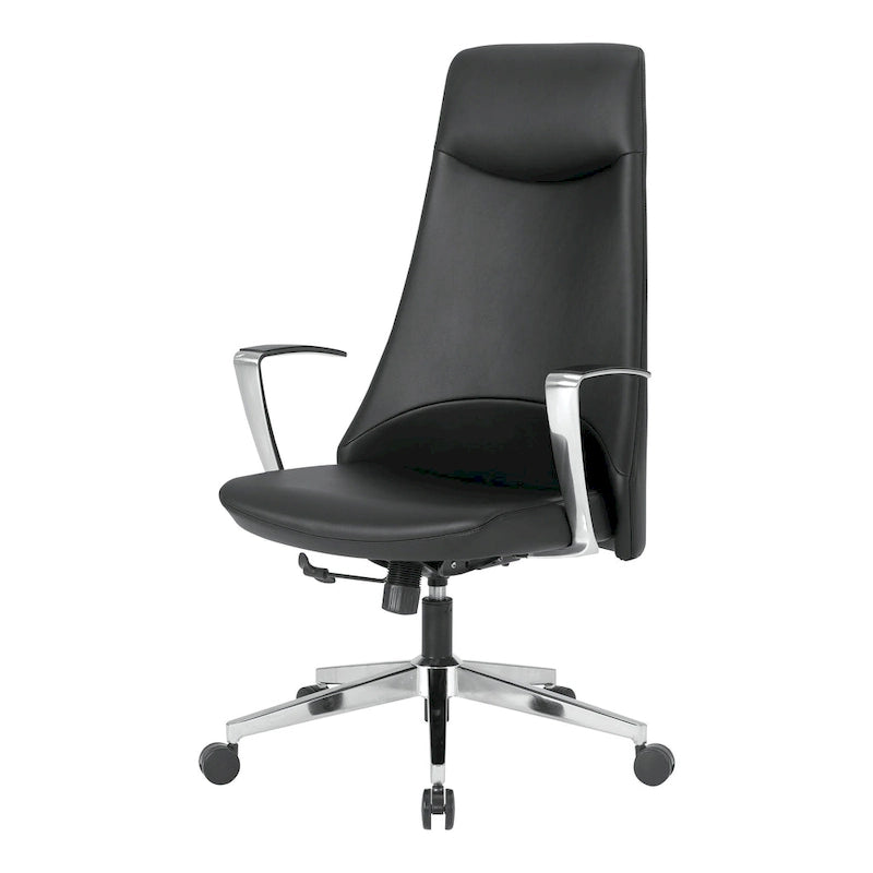 Fauteuil de bureau à dossier haut avec tissu antimicrobien