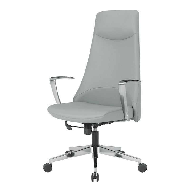 Fauteuil de bureau à dossier haut avec tissu antimicrobien