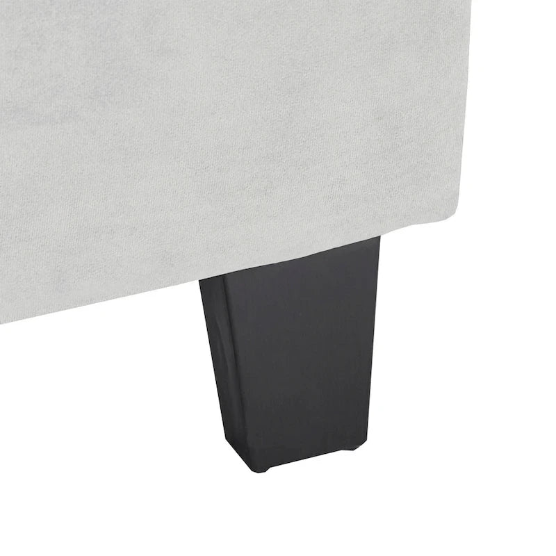 Lit plateforme en velours Dartington par iNSPIRE Q Modern