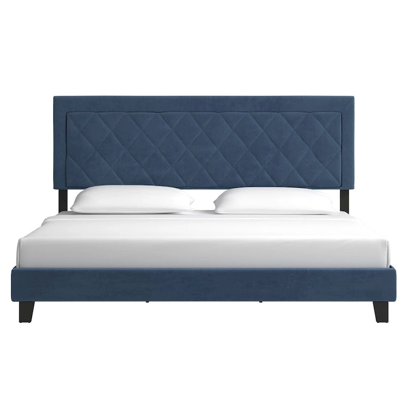Lit plateforme en velours Dartington par iNSPIRE Q Modern