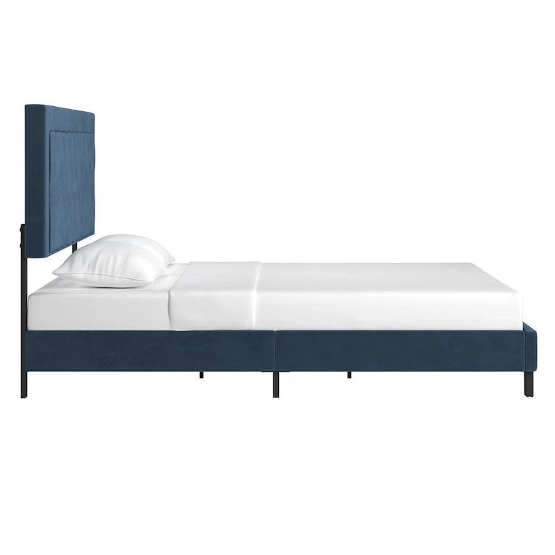Lit plateforme en velours Dartington par iNSPIRE Q Modern