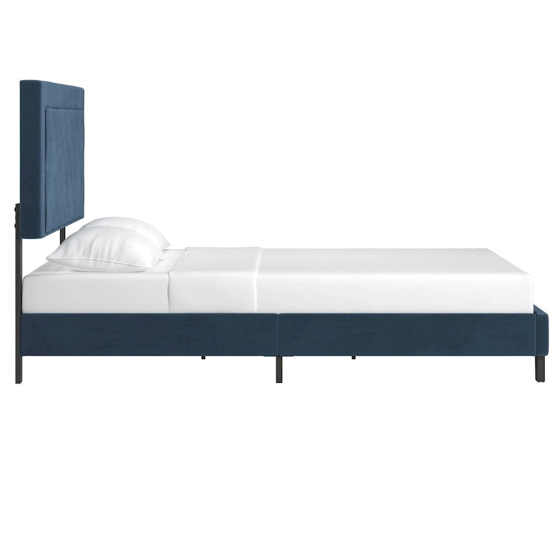 Lit plateforme en velours Dartington par iNSPIRE Q Modern