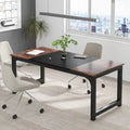 Table de conférence 70,86 pouces, table de réunion avec cadre métallique stable - 70,86L x 31L x 29H