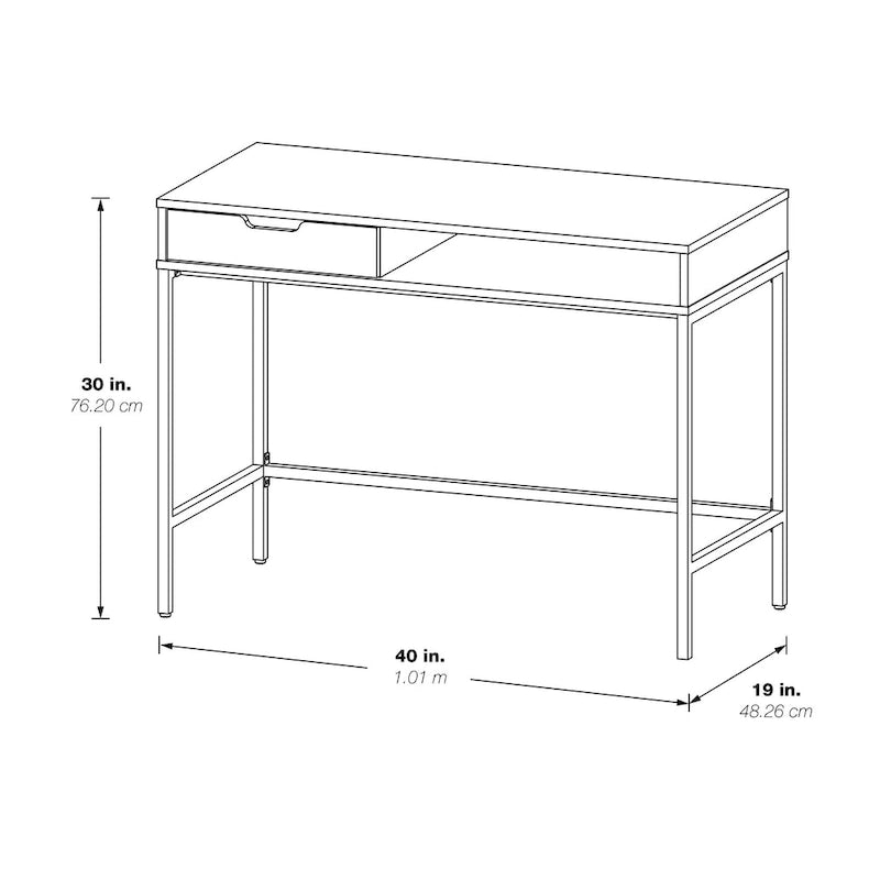 Bureau Contempo 40 avec tiroir et étagère