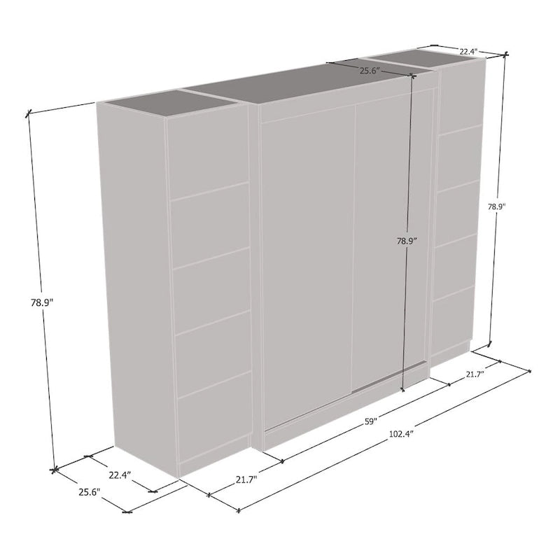Armoire Aria 2D-EXEX