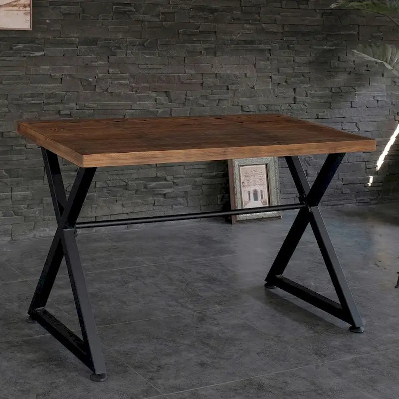 Table de bureau d'ordinateur industrielle Fowler de Carbon Loft
