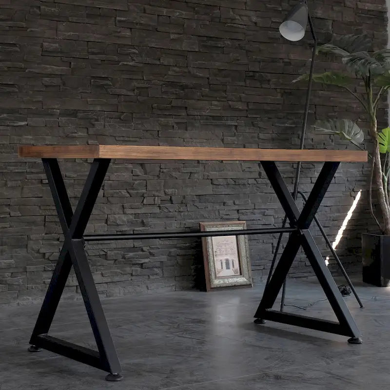 Table de bureau d'ordinateur industrielle Fowler de Carbon Loft