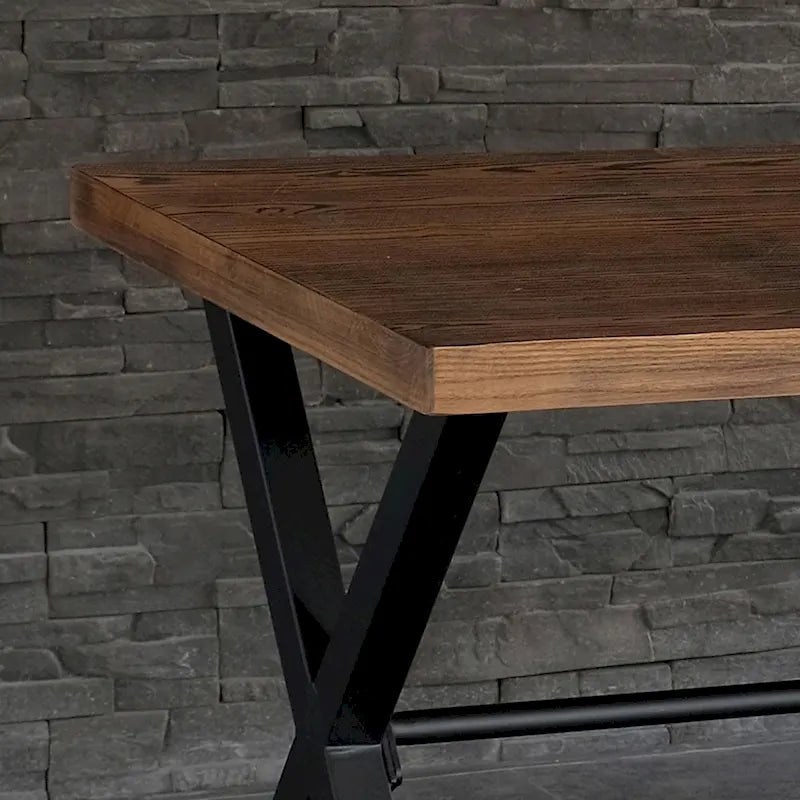 Table de bureau d'ordinateur industrielle Fowler de Carbon Loft