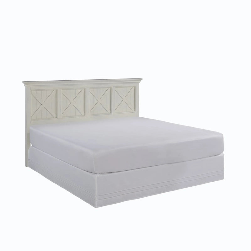 Tête de lit King Seaside Lodge blanc cassé par Homestyles