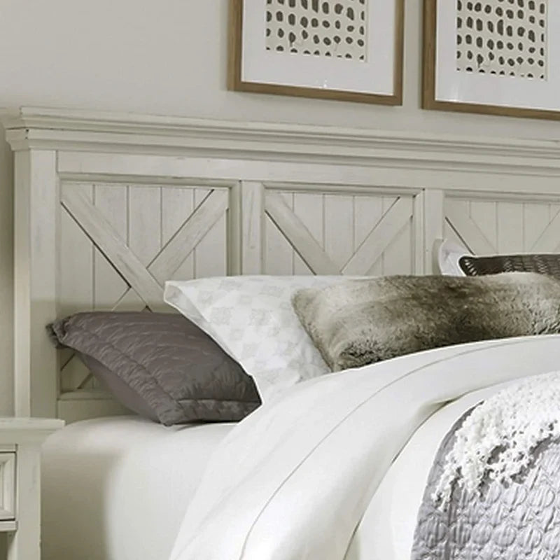 Tête de lit King Seaside Lodge blanc cassé par Homestyles