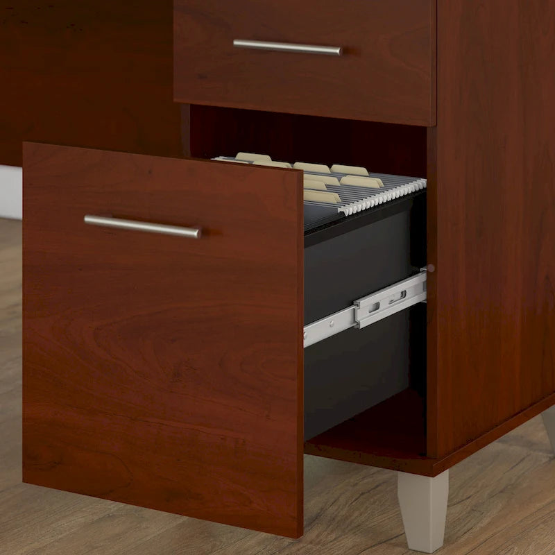 Bureau de direction 72 po Bush Furniture Somerset avec tiroirs de rangement