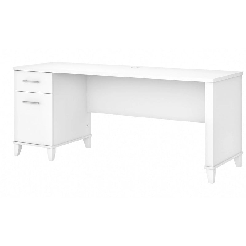 Bureau de direction 72 po Bush Furniture Somerset avec tiroirs de rangement