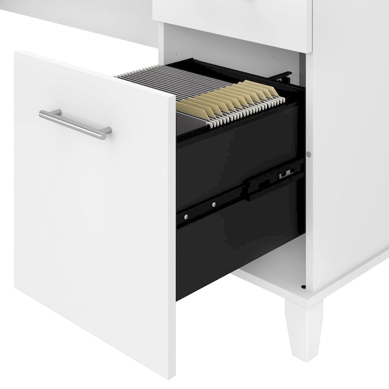 Bureau de direction 72 po Bush Furniture Somerset avec tiroirs de rangement