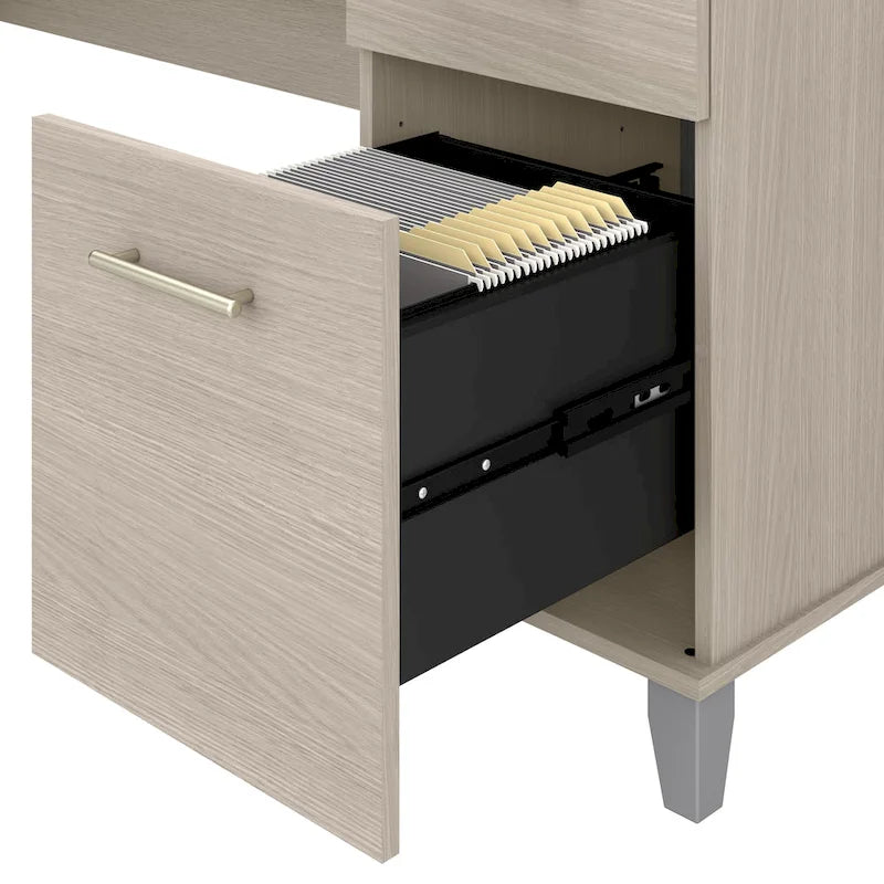 Bureau de direction 72 po Bush Furniture Somerset avec tiroirs de rangement