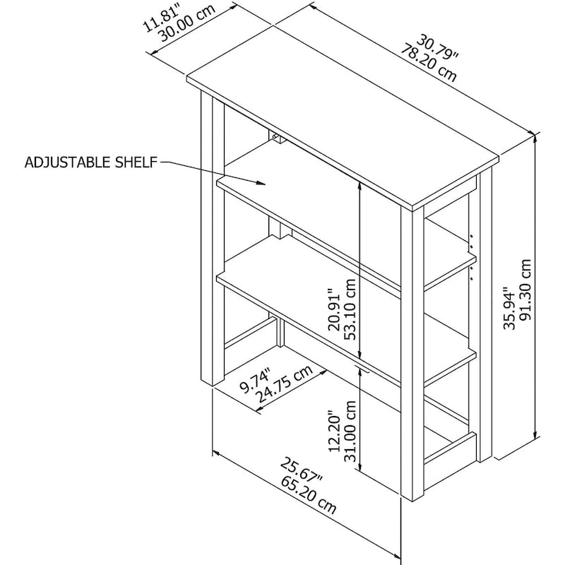 Meuble haut de rangement Mayfield par Bush Furniture
