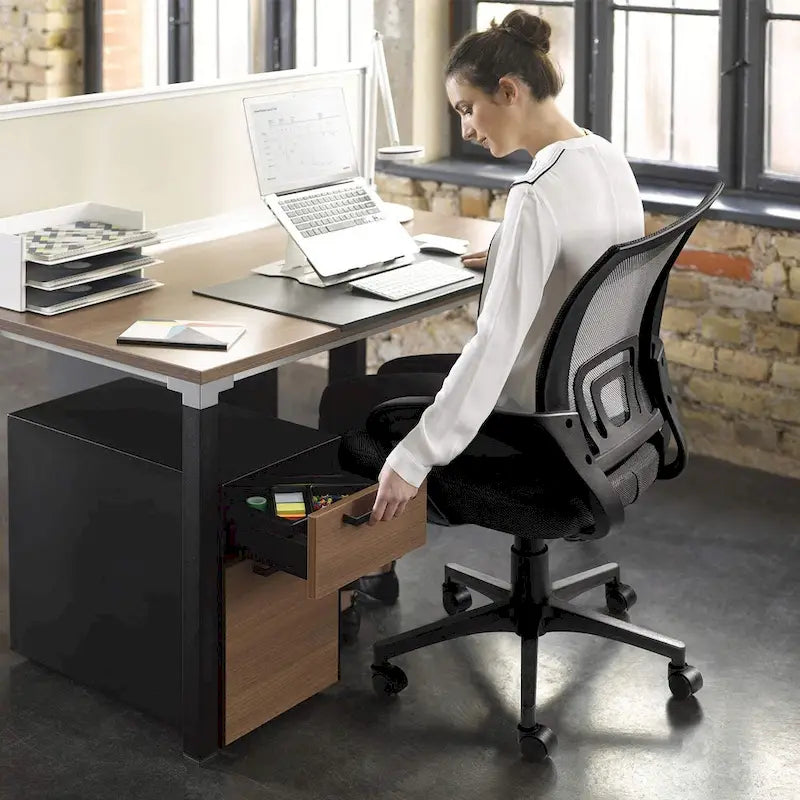Homall Office Chair Chaise de bureau en maille Chaise d'ordinateur avec accoudoirs