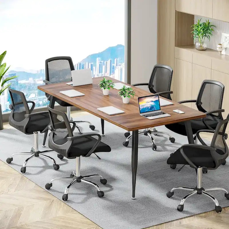 Grande table de conférence moderne 1m80 pour salle de réunion - S/O