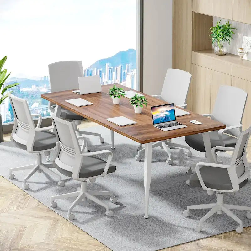 Grande table de conférence moderne 1m80 pour salle de réunion - S/O