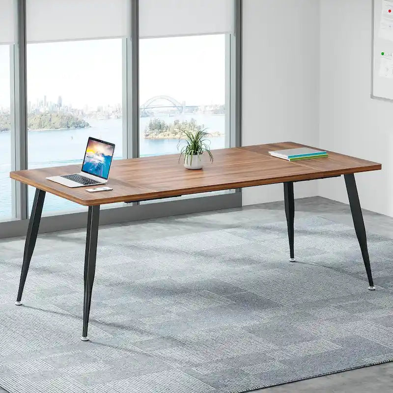 Grande table de conférence moderne 1m80 pour salle de réunion - S/O