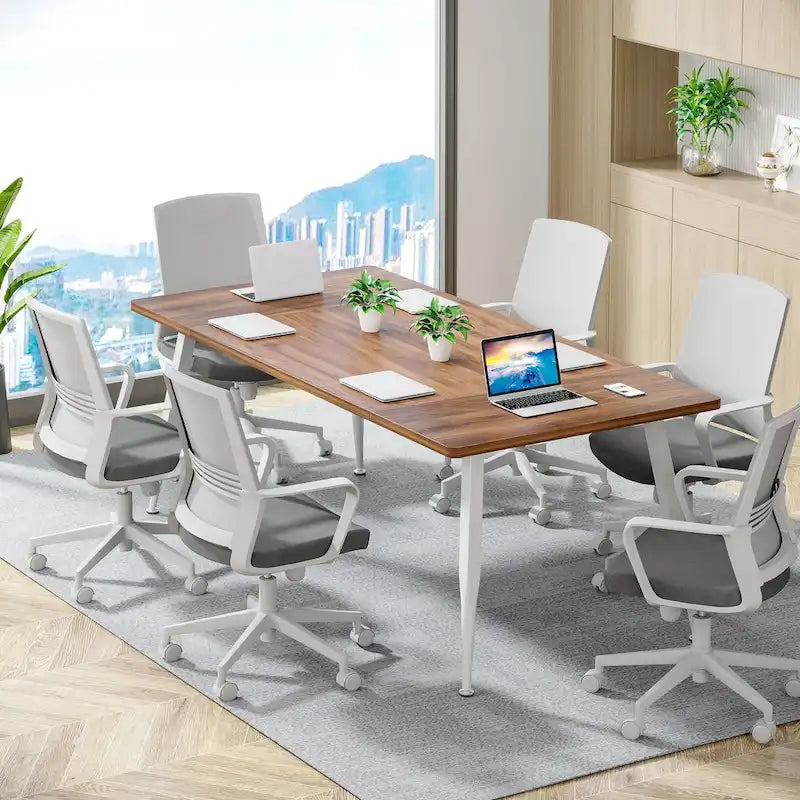 Grande table de conférence moderne 1m80 pour salle de réunion - S/O