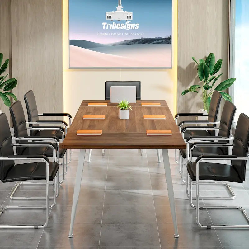 Grande table de conférence moderne 1m80 pour salle de réunion - S/O