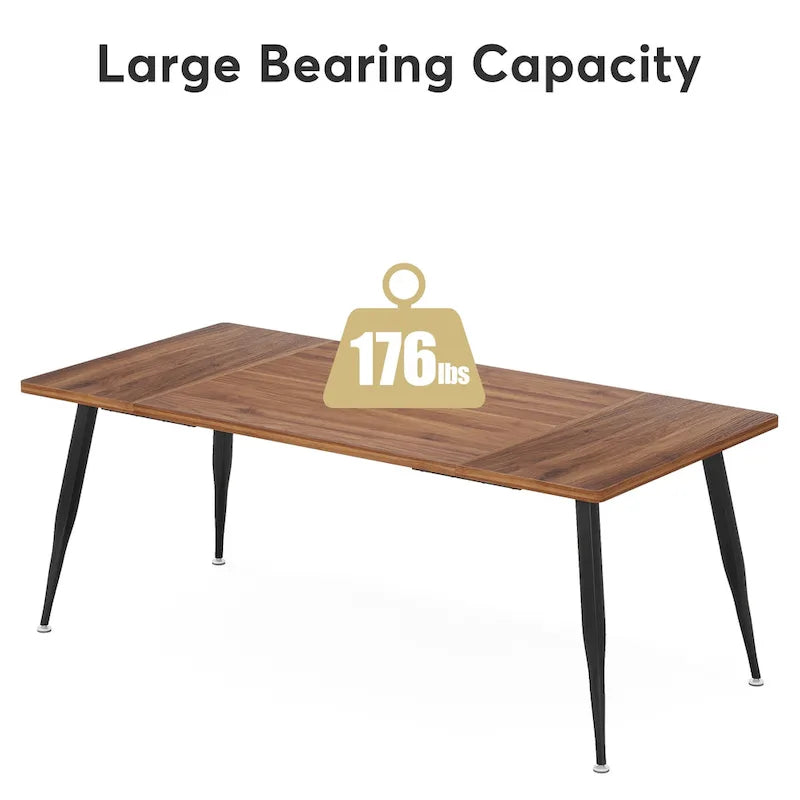 Grande table de conférence moderne 1m80 pour salle de réunion - S/O