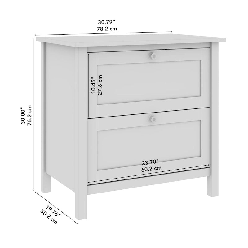 Meuble de classement latéral 2 tiroirs Mayfield de Bush Furniture