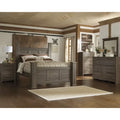 Juararo Dark Brown Poster Bed
