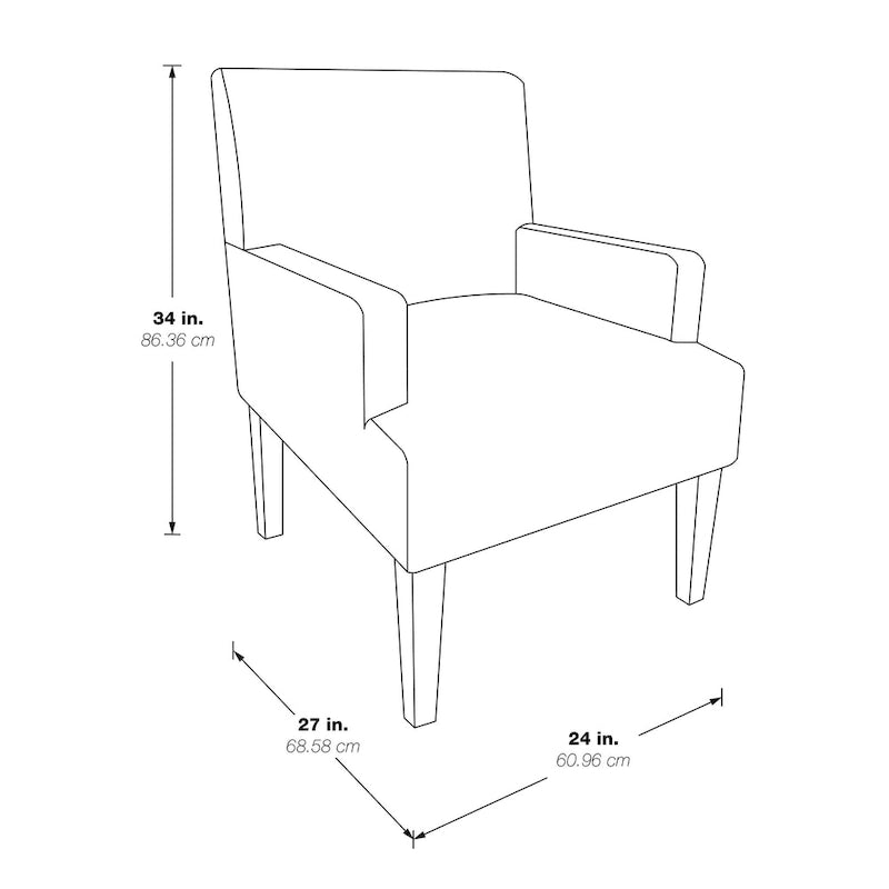 Fauteuil d'appoint Main Street en tissu tissé OSP Home Furnishings