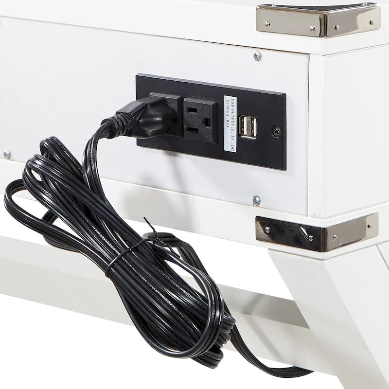 Bureau Wellington 46 po avec station d'alimentation