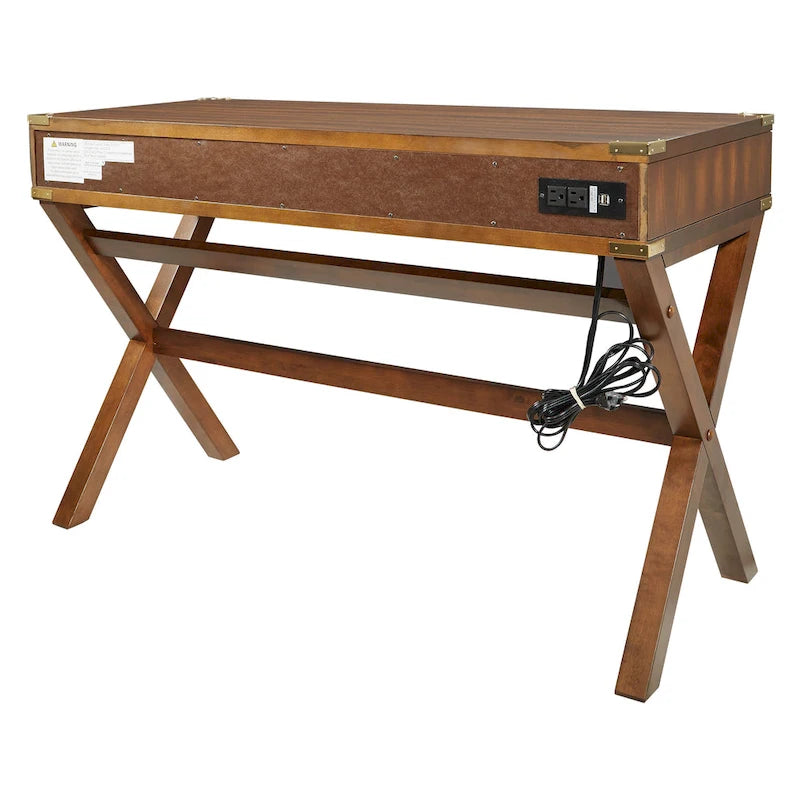 Bureau Wellington 46 po avec station d'alimentation