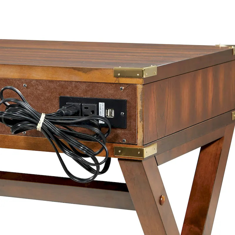 Bureau Wellington 46 po avec station d'alimentation