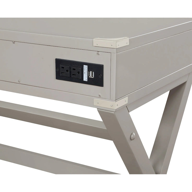 Bureau Wellington 46 po avec station d'alimentation