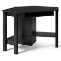 Bureau d'ordinateur d'angle en bois avec tiroir, table de bureau/d'étude